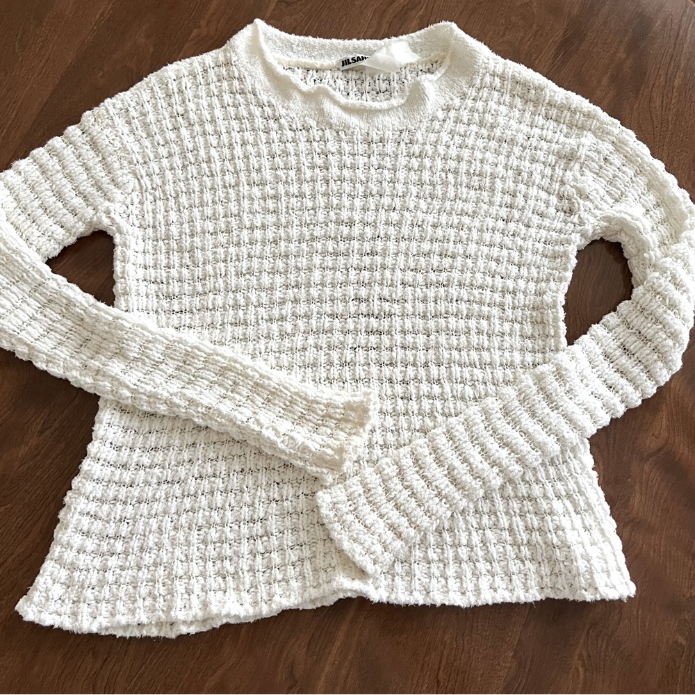 Jil Sander Crochet Sweater